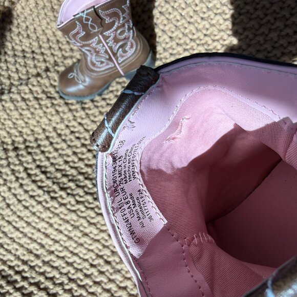 USA Size 8 Girl Cowboy Boots Little cowgirl Boots for the Farm or Costume - Picture 8 of 10